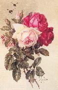 Longpre, Paul De Roses and Bumblebees oil painting artist